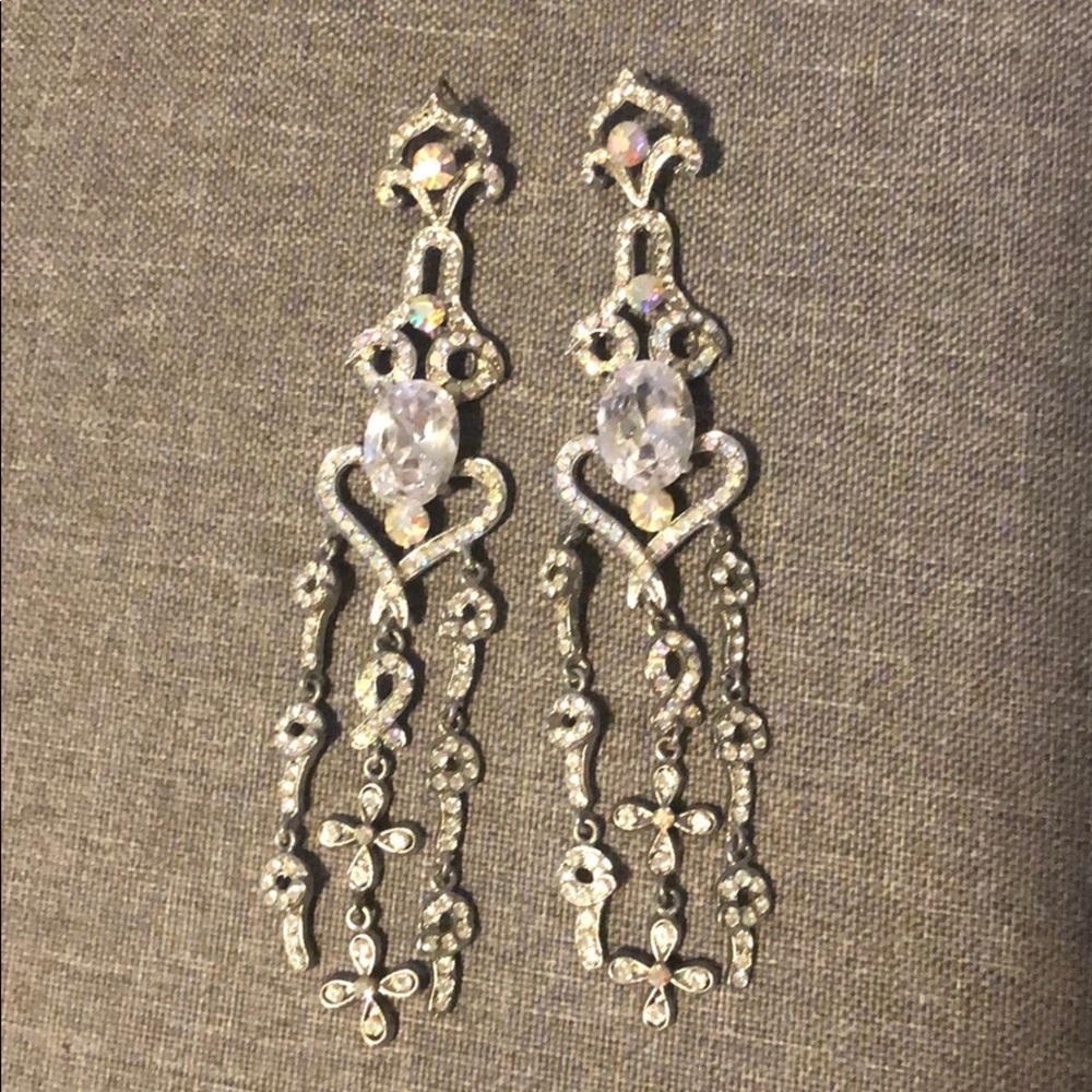 Rhinestone earrings